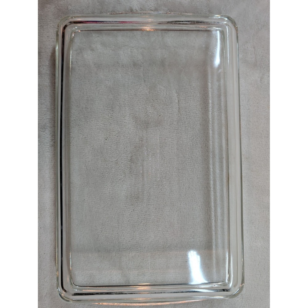 Pyrex 232 Clear Glass Rectangular Baking Dish 2 Quart Roaster Pan 13x8x2 USA - Picture 6 of 6